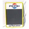 Image 1 : Lot 147: Tin "Pepsi" Chalkboard Menu Sign