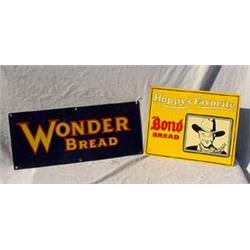 Lot 150: Two (2) Bread Advertising Signs