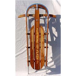 Lot 154: "Fleetwing Spring Top Flash" Runner Sled