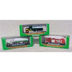 Lot 193: Three (3) Hess Miniature Trucks