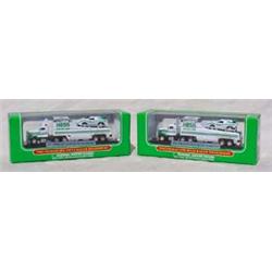 Lot 194: Two (2) Hess Miniature Race Transports