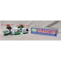 Lot 196: Hess 2001 Helicopter with Motorcycle and Cruiser