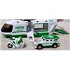 Image 5 : Lot 196: Hess 2001 Helicopter with Motorcycle and Cruiser