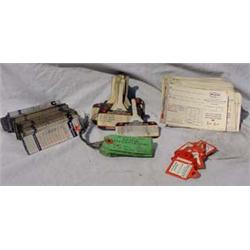 Lot 205: Large Group of Mobil Gas Station Supplies