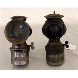 Lot 231: Pair of  Solar  Oil Car Lamps