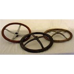 Lot 235: Three (3) Four Spoke Steering Wheels