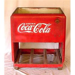 Lot 237: Coca-Cola Standing Cooler