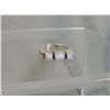 Image 2 : Sterling Silver & Created Opal Ring - Size 8-1/2
