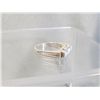 Image 3 : Sterling Silver & Created Opal Ring - Size 8-1/2