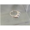 Image 4 : Sterling Silver & Created Opal Ring - Size 8-1/2