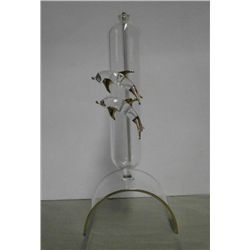Galaxy Studios Dolphins Gold & Glass Oil Candle