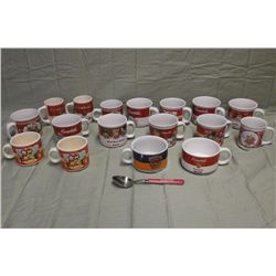 17 Campbell's Soup Bowls & Cups w/1 Spoon