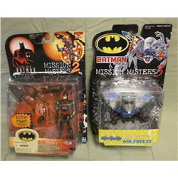 2 Batman Mission Masters 2 & 3 Action Figurines