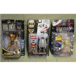 3 MOP Assorted Batman Series Action Figurines