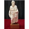 Image 1 : Alabaster Moses Statue w/Wood Base