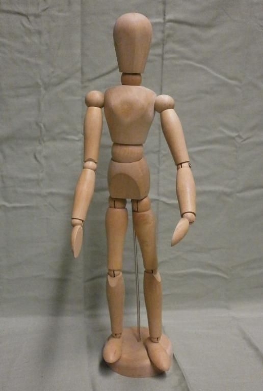 Artist's Articulated Wood Model Mannequin