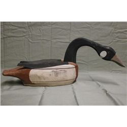 Primitive Style Wood Goose w/Weathered Patina