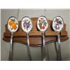 Image 2 : Set Of 4 Avon Fruit & Berries Spoons w/Rack