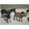 Image 2 : 9 1920's Lead Die-Cast Animals & Figurine