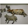 Image 3 : 9 1920's Lead Die-Cast Animals & Figurine