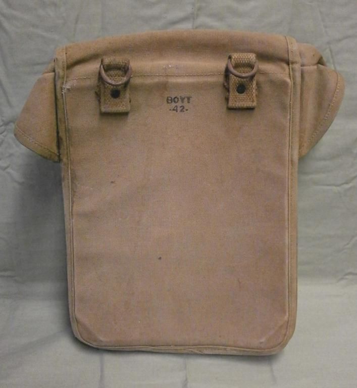 WWII Khaki US Army Map Case Boyt 42 Wwii khaki us army map case boyt 42