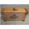 Image 8 : Wood Cigar Box w/Assorted Vintage Items