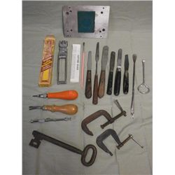 Craft Spatulas, Small Clamps, Skeleton Key & More