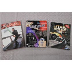 3 Star Wars Books - 1 Hard Cover & 2 Soft Covers