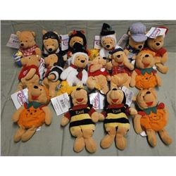 16 Winnie The Pooh Stuffed Toys In Costume
