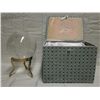 Image 2 : 4" Diameter Crystal Ball w/Box & Brass Base