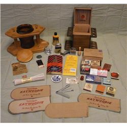 Pipe Holders w/Humidors & Accessories