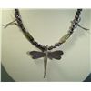 Image 2 : Sterling Silver Dragonfly, Pearl & Shell Necklace