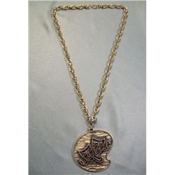 Vintage Tortolani Comedy Tragedy Theatre Necklace