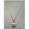 Image 4 : Xena WP Sterling Silver Pendant & Chain