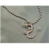 Image 5 : Sterling Silver Dragon Pendant & Long Chain