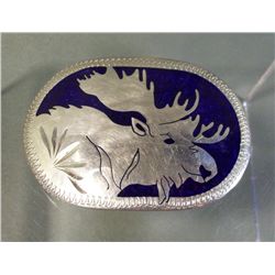 J&H - Johnson & Held Handcrafted Moose Belt Buckle