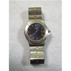 Movado Blue Dial & Roman Numeral Watch