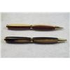Image 3 : 2 Hand Crafted Refillable Wood Body Pens