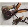 Image 3 : Reloading Powderhorn - Polished w/Leather & Brass