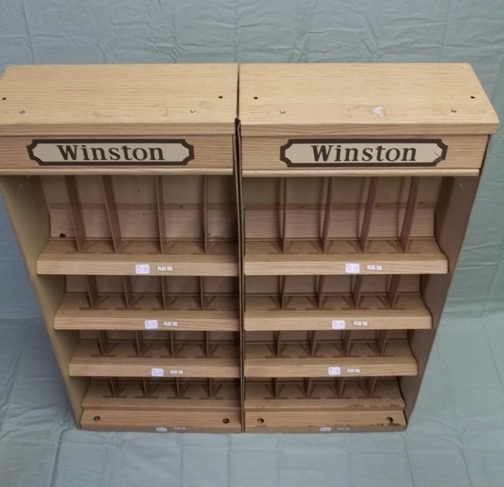 Winston Branded Retail Double Cigarette Rack