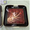 Image 4 : NIB 3 Piece Nested Laquerware Tray Set