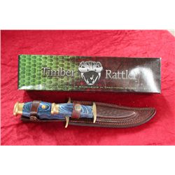NIB Dual Timber Rattler Hunting Knife Set