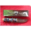 Image 1 : NIB Dual Timber Rattler Hunting Knife Set