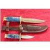 Image 3 : NIB Dual Timber Rattler Hunting Knife Set