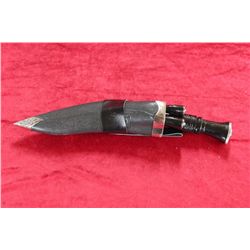 NIB Frost Black Bowie w/Sheath w/2 Mini Knives