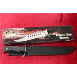 NIB Frost Big Bowie Knife w/Sheath