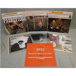 7 Tchaikovsky Classical Record Album Assortment