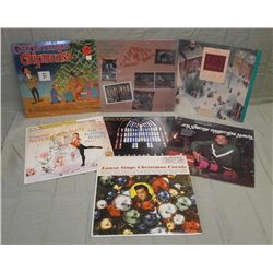 7 Assorted Vintage Christmas Music LP Albums