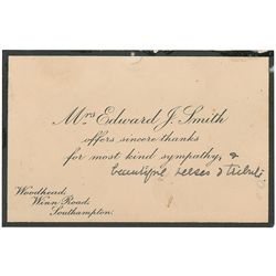 Mrs. Edward J. Smith