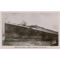 White Star R.M.S Titanic Launch